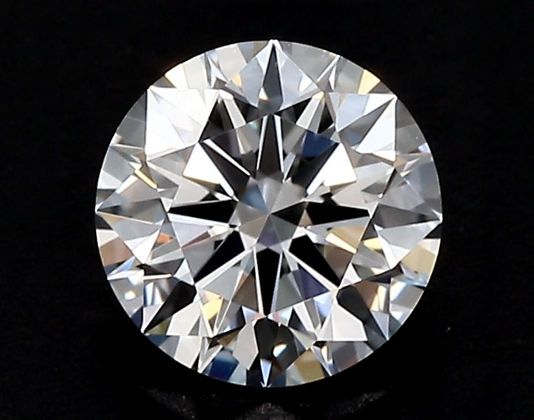 3.71 Carat Round Lab Diamond with  Cut Diamond in 14KT  view 1
