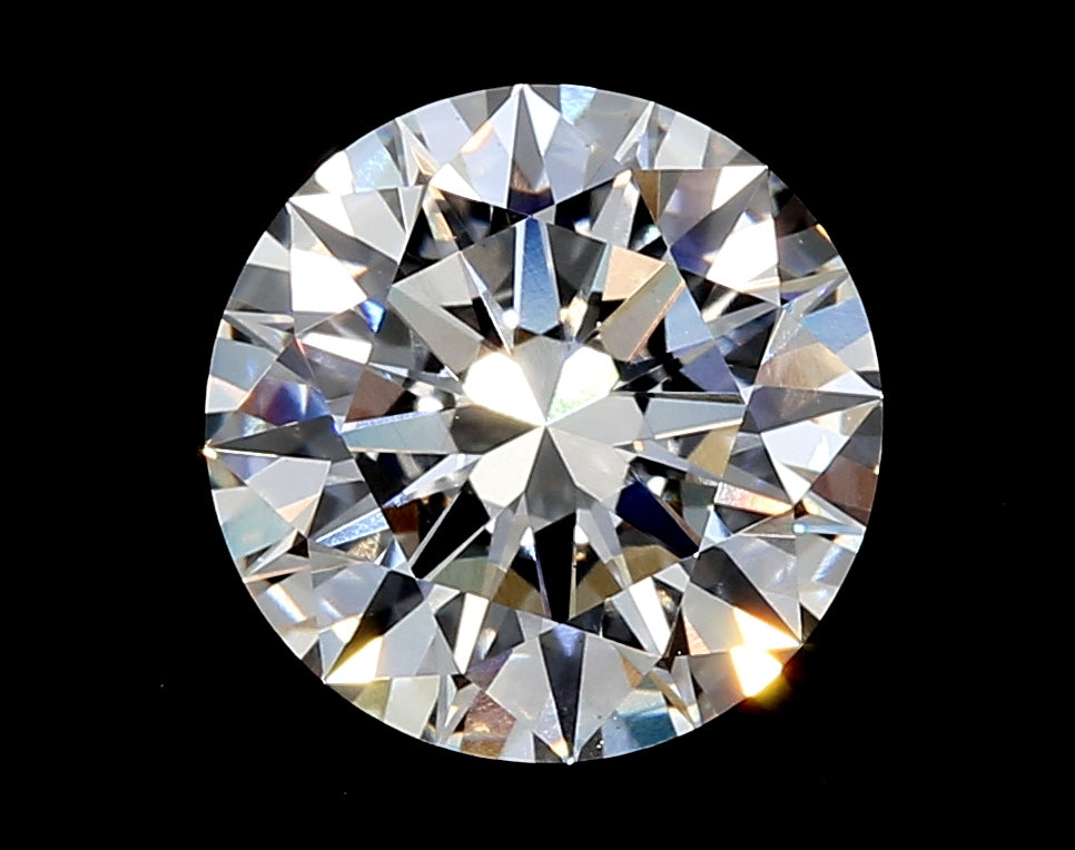 0.76 Carat Round Lab Diamond with  Cut Diamond in 14KT  view 1
