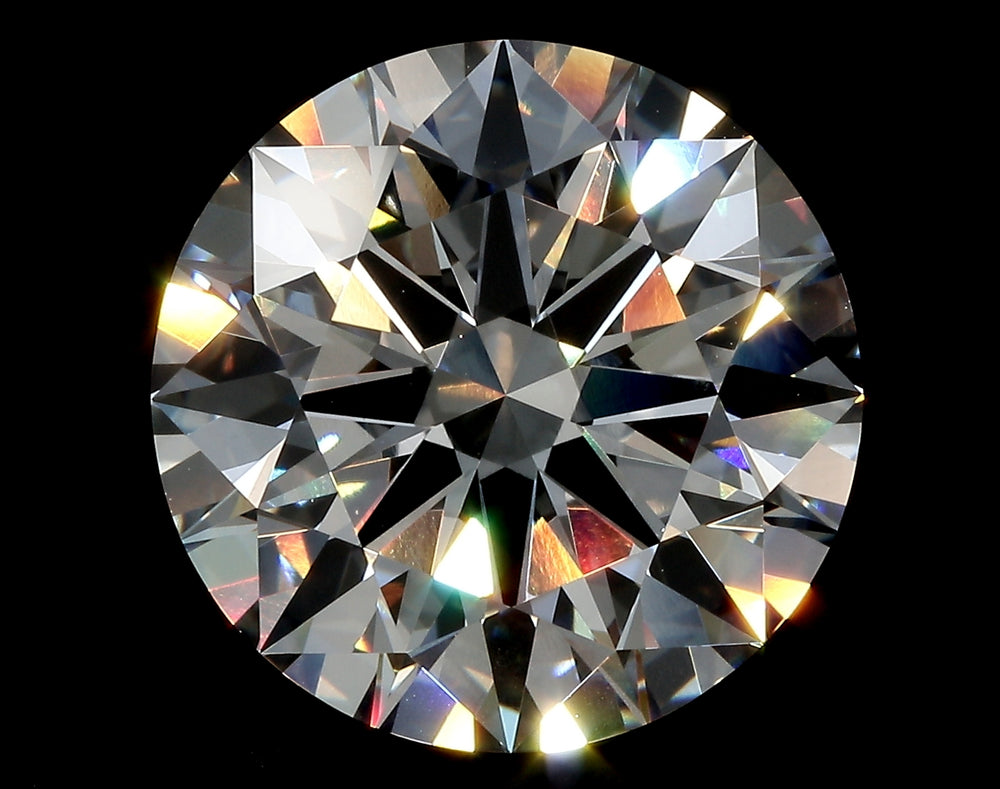 5.01 Carat Round Lab Diamond with  Cut Diamond in 14KT  view 1
