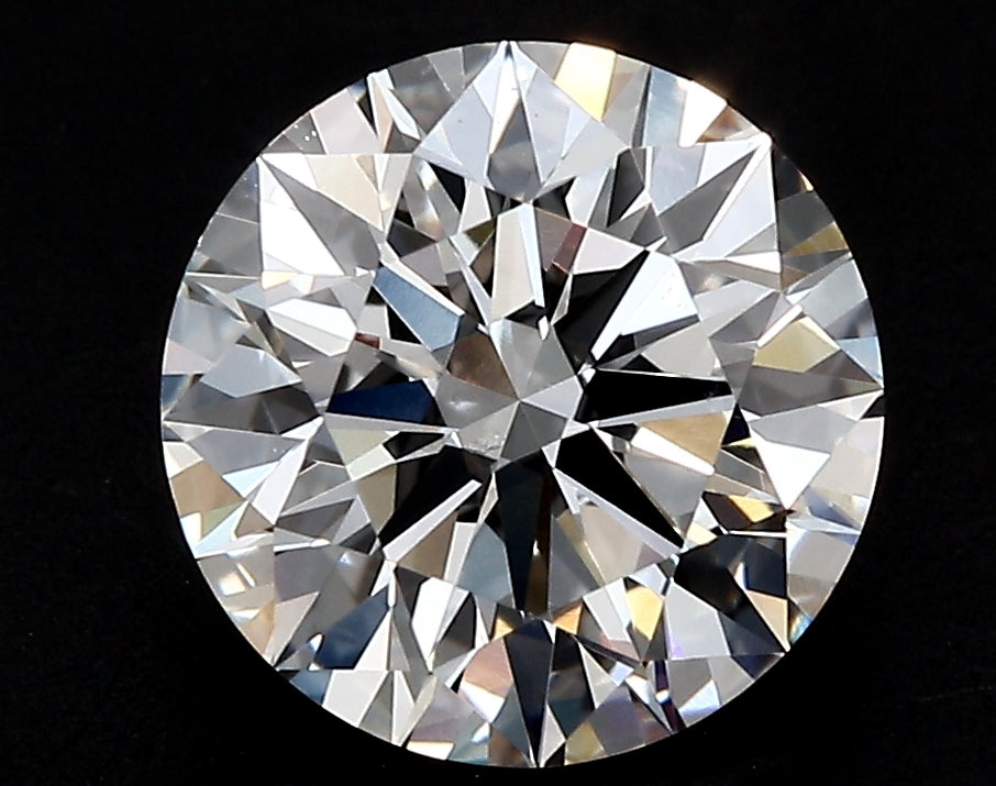 1.95 Carat Round Lab Diamond with  Cut Diamond in 14KT  view 1
