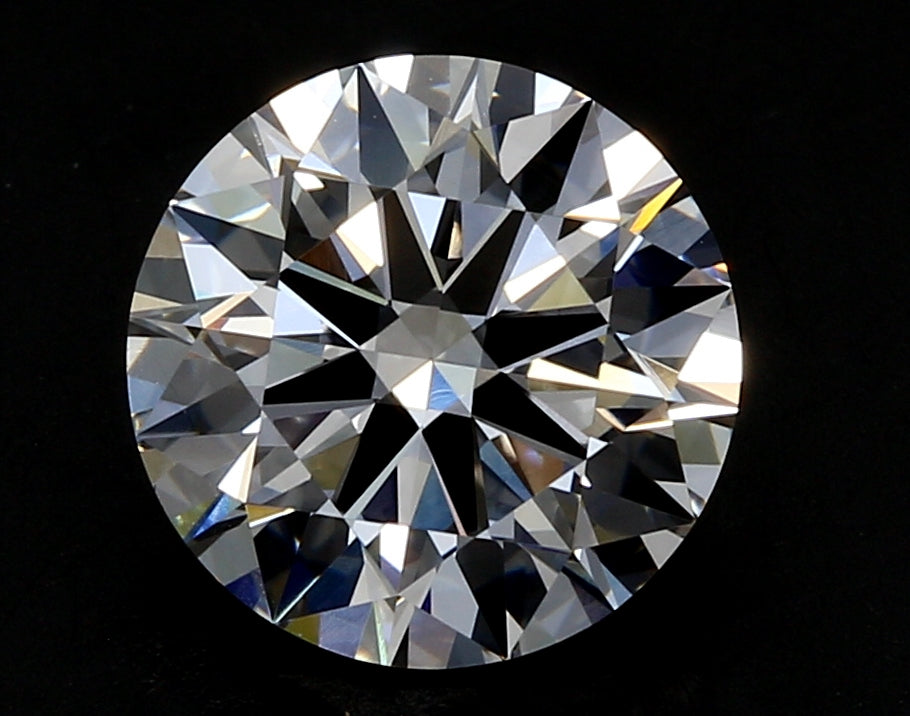 2.51 Carat Round Lab Diamond with  Cut Diamond in 14KT  view 1
