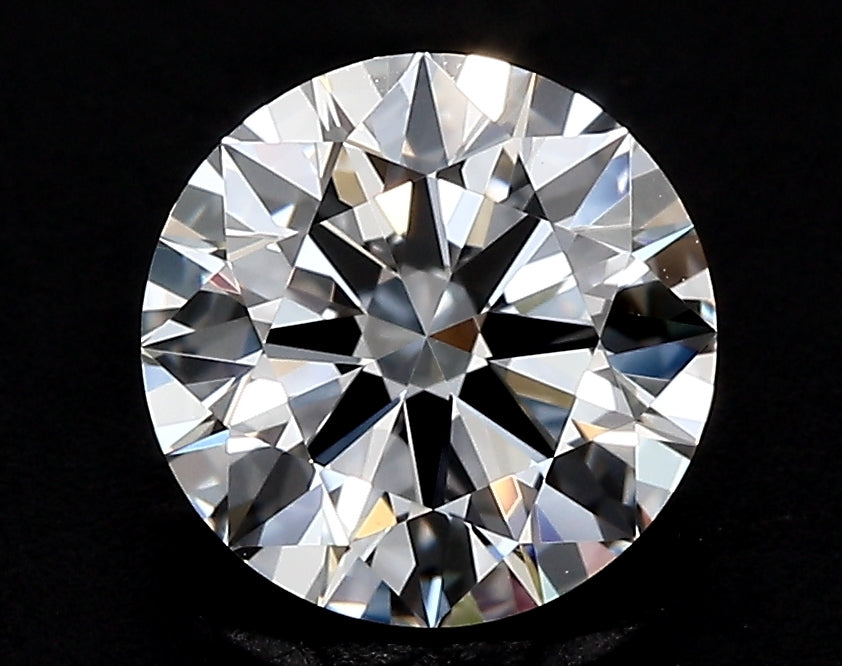 5.01 Carat Round Lab Diamond with  Cut Diamond in 14KT  view 1
