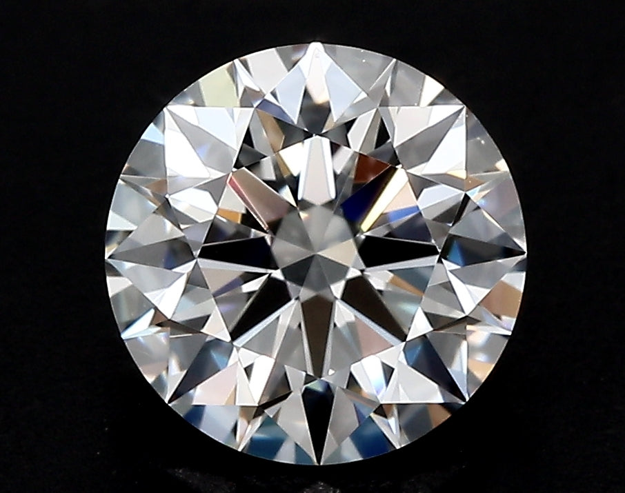 4.55 Carat Round Lab Diamond with  Cut Diamond in 14KT  view 1
