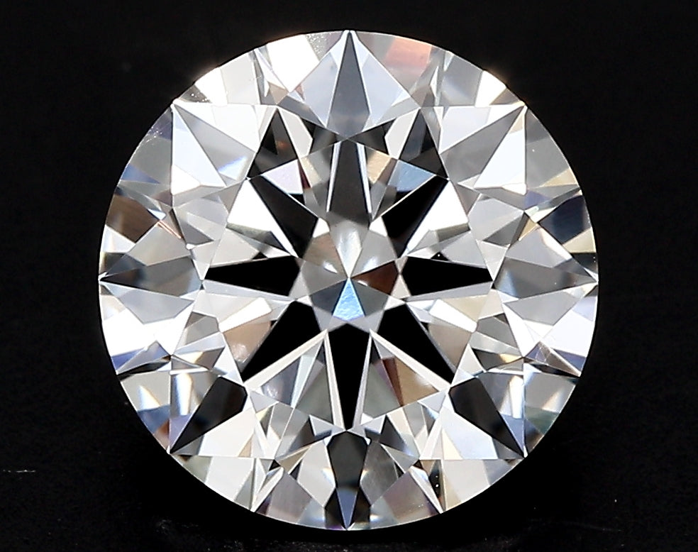 2.71 Carat Round Lab Diamond with  Cut Diamond in 14KT  view 1
