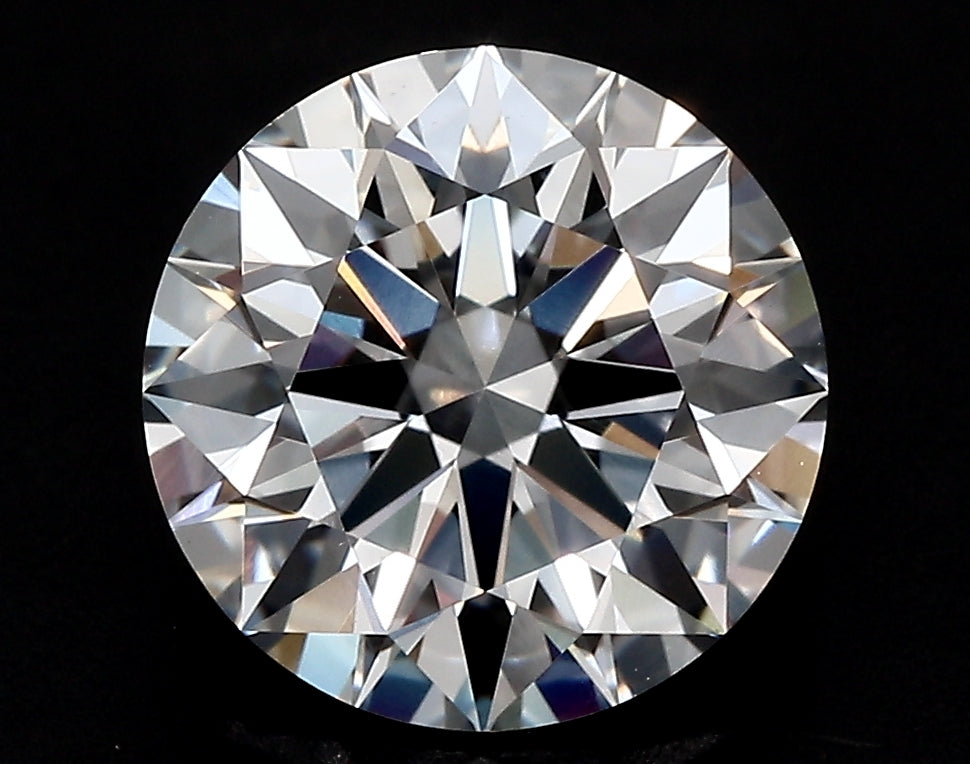 1.14 Carat Round Lab Diamond with  Cut Diamond in 14KT  view 1
