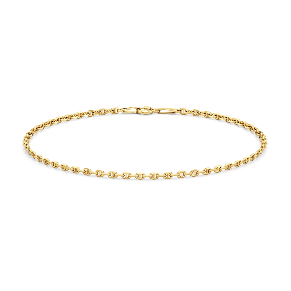 The Rory Chain Bracelet with 14KT Yellow Gold Cut Diamond in 14KT Yellow Gold view 1
