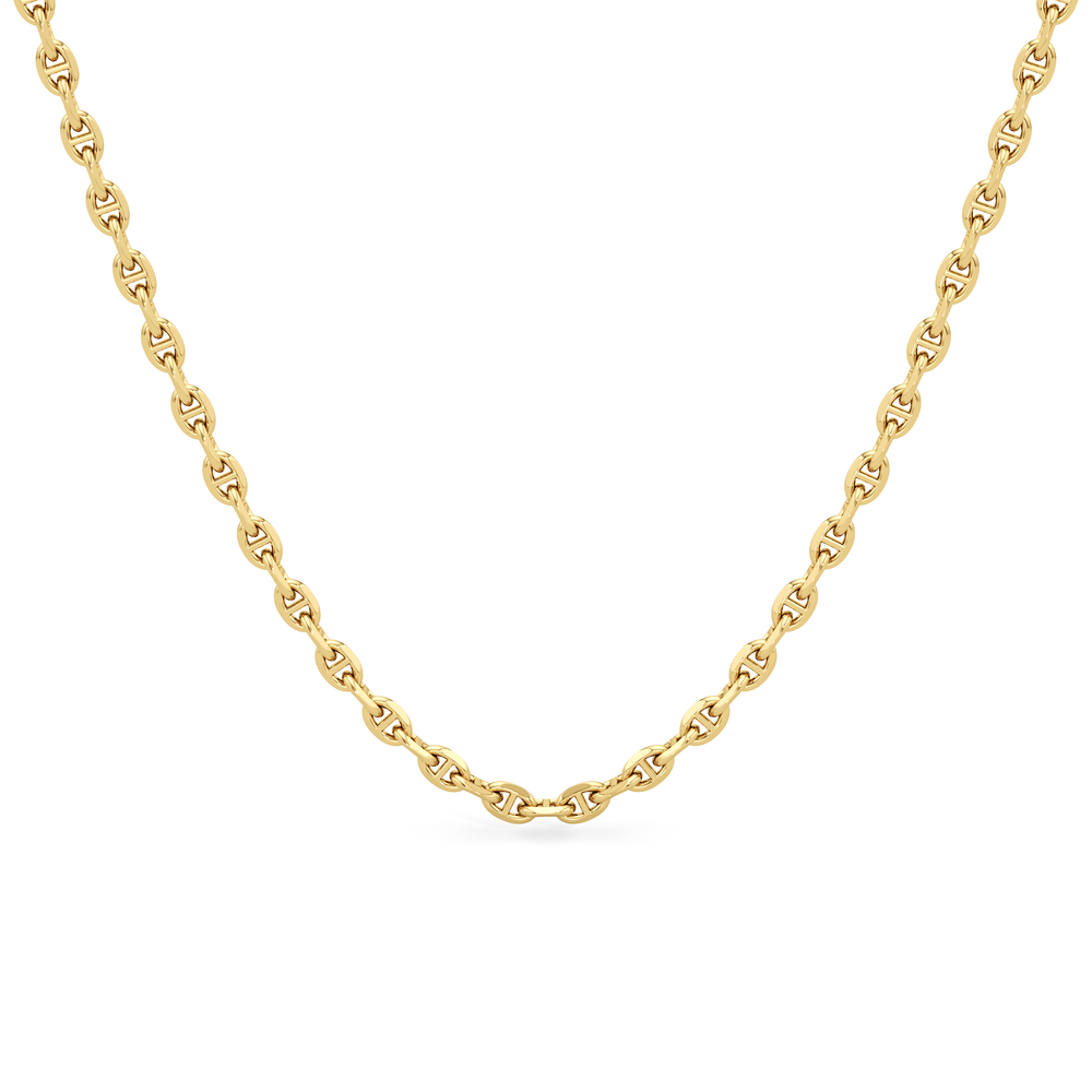 The Rory Chain Necklace with 14KT Yellow Gold Cut Diamond in 14KT Yellow Gold view 1
