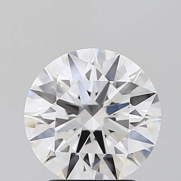 2.19 Carat Round Lab Diamond with  Cut Diamond in 14KT  view 1
