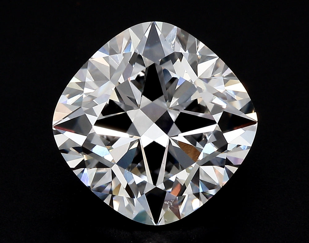 2.02 Carat Cushion Lab Diamond with  Cut Diamond in 14KT  view 1
