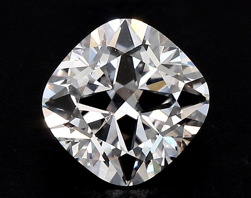 3.71 Carat Cushion Lab Diamond with  Cut Diamond in 14KT  view 1
