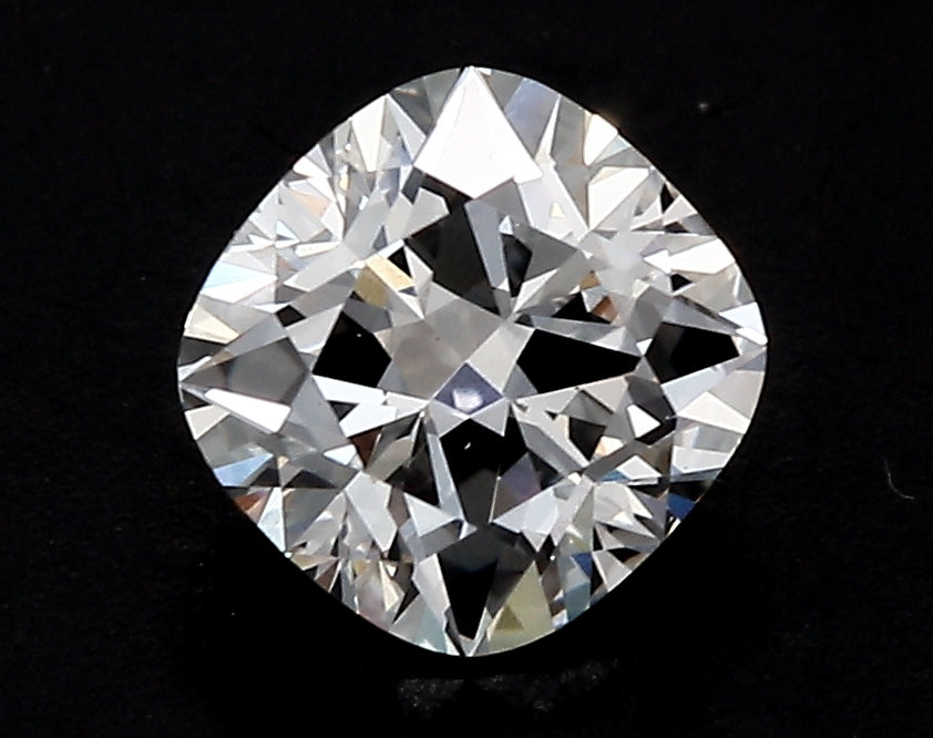 3.49 Carat Cushion Lab Diamond with  Cut Diamond in 14KT  view 1
