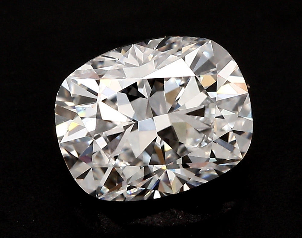 2.02 Carat Cushion Lab Diamond with  Cut Diamond in 14KT  view 1
