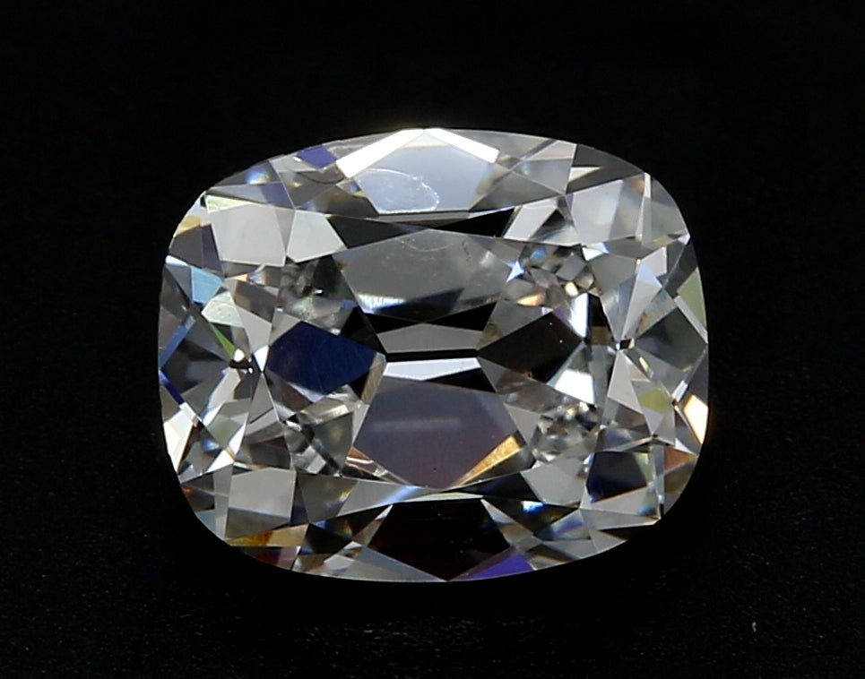 2.07 Carat Cushion Lab Diamond with  Cut Diamond in 14KT  view 1
