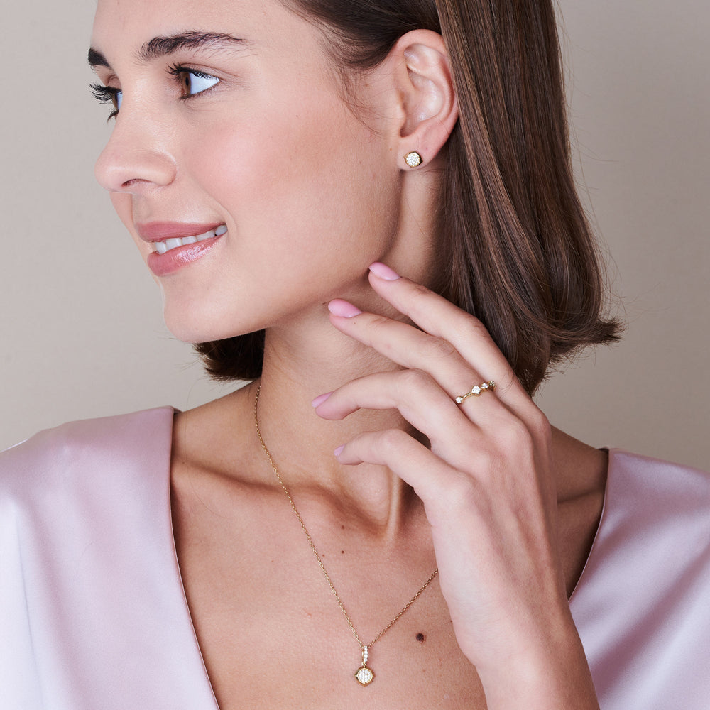 Model Wearing The Signature Set view