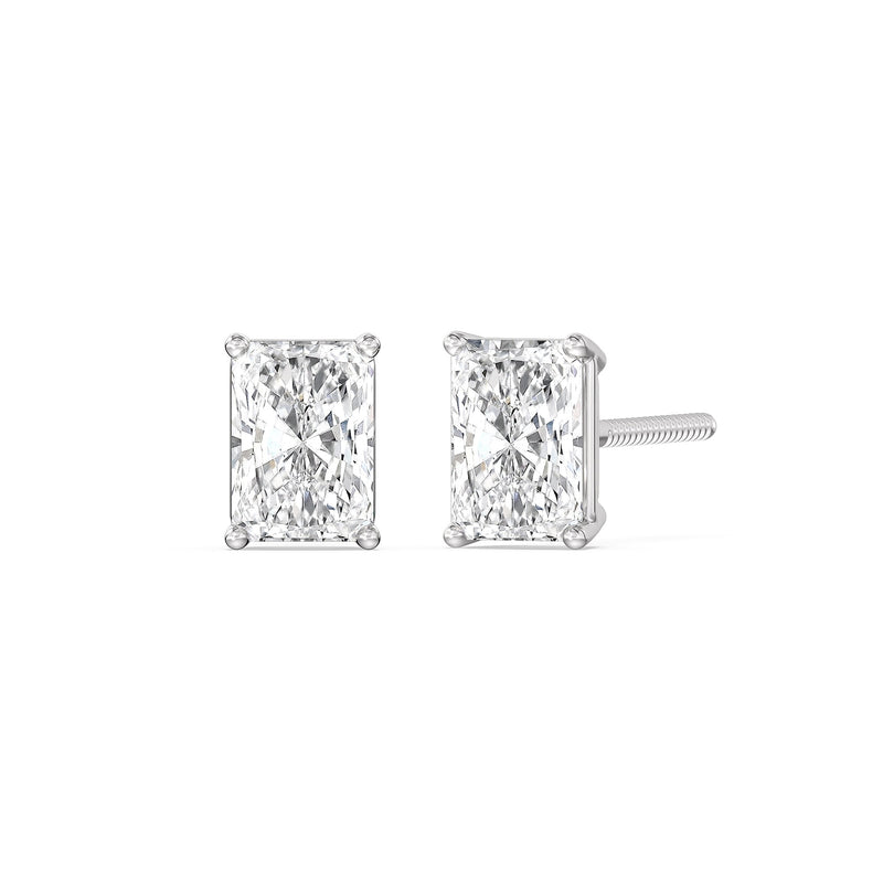 Classic Radiant Stud Earrings