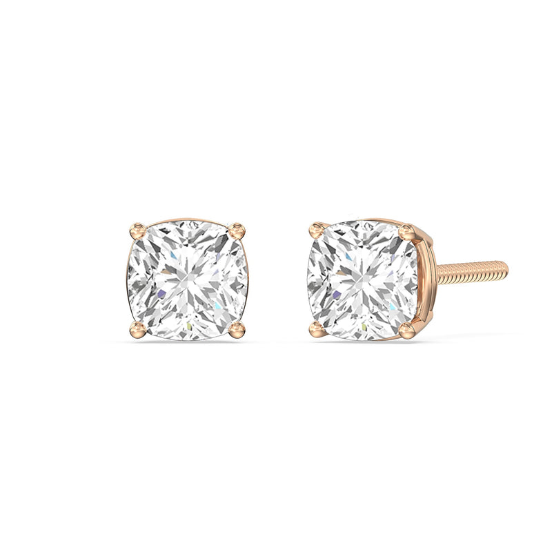 Classic Cushion Stud Earrings