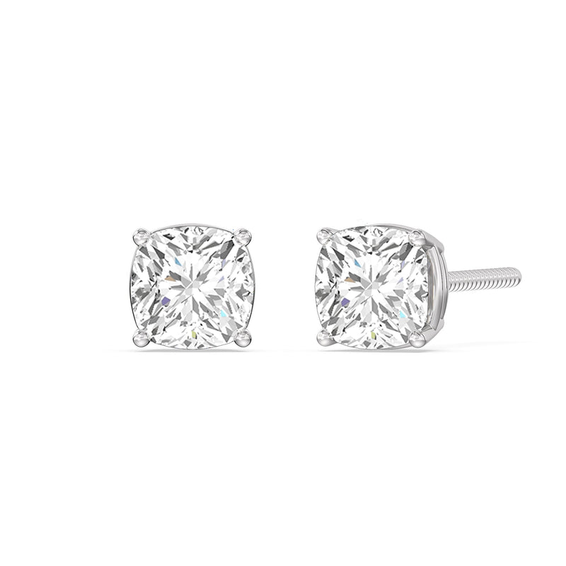 Classic Cushion Stud Earrings