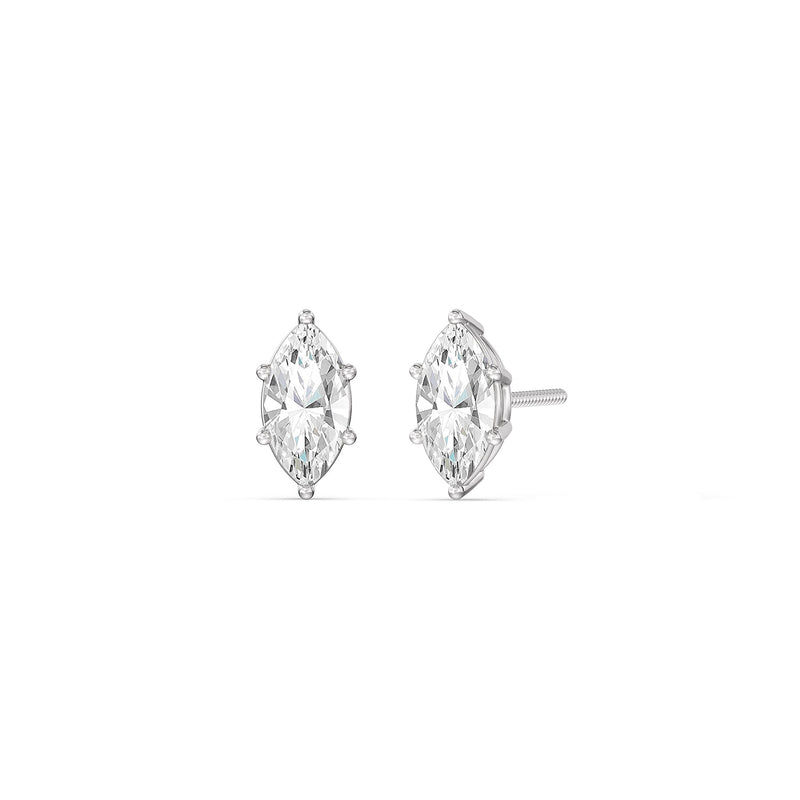 Classic Marquise Stud Earrings