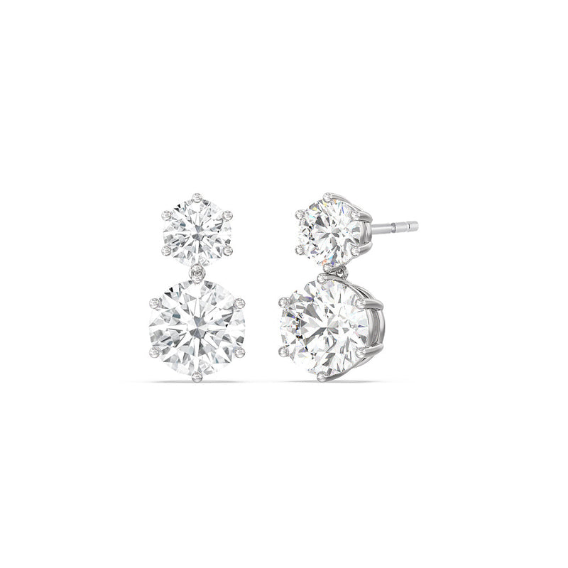 Elegance Duo Drop Studs