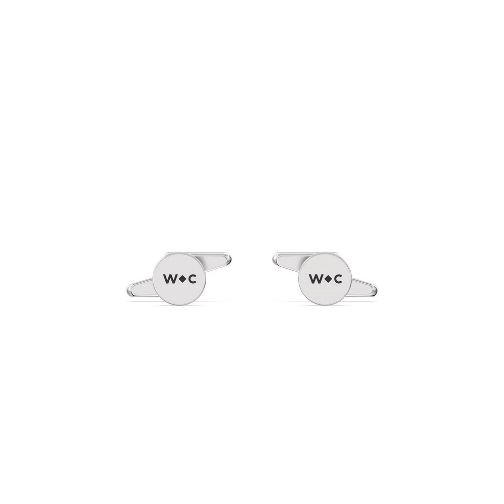 Bolt Flatback Studs with 14KT White Gold / Right Cut Diamond in 14KT White Gold / Right view 6

