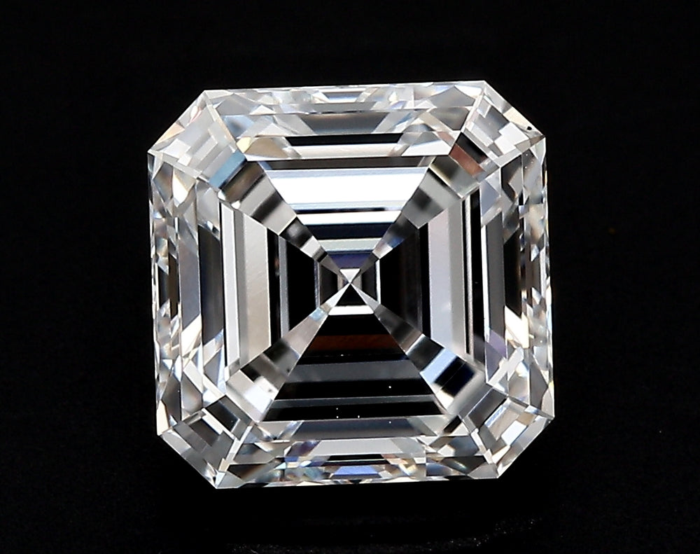 3.53 Carat Emerald Lab Diamond with  Cut Diamond in 14KT  view 1

