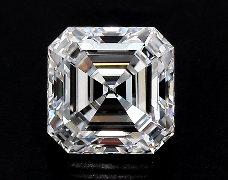 1.51 Carat Emerald Lab Diamond with  Cut Diamond in 14KT  view 1
