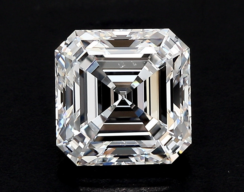 1.57 Carat Emerald Lab Diamond with  Cut Diamond in 14KT  view 1
