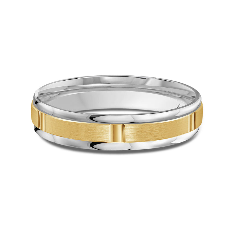 Two Tone Horizon Channel Men's Band