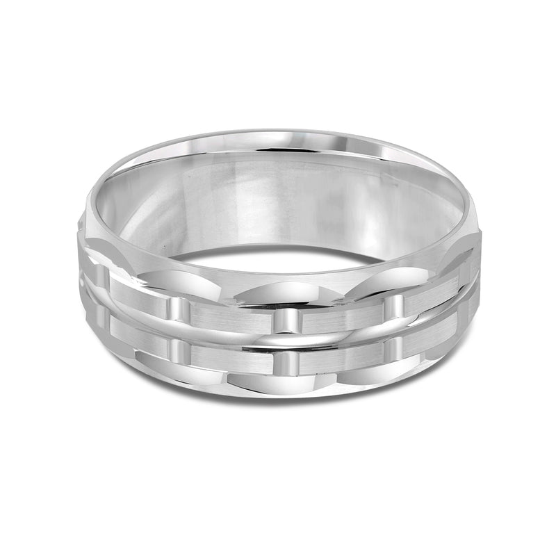 Scalloped Block Men's Band