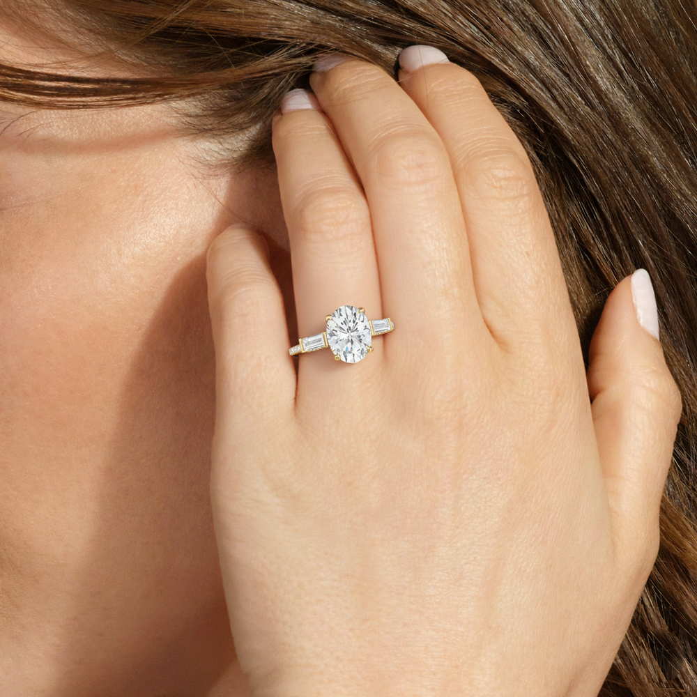 Model Wearing The Mora Ring view