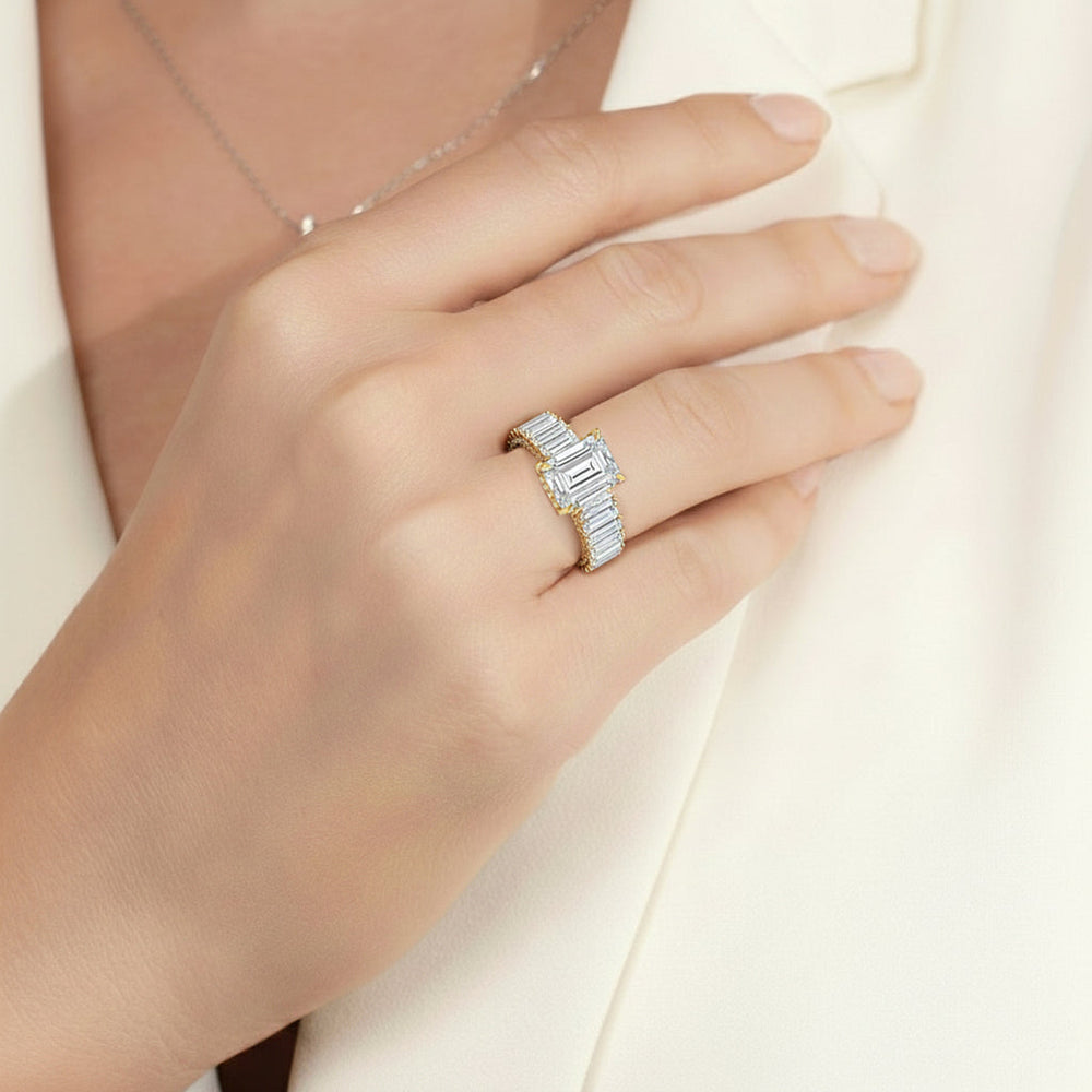 Model Wearing The Lauren Ring view