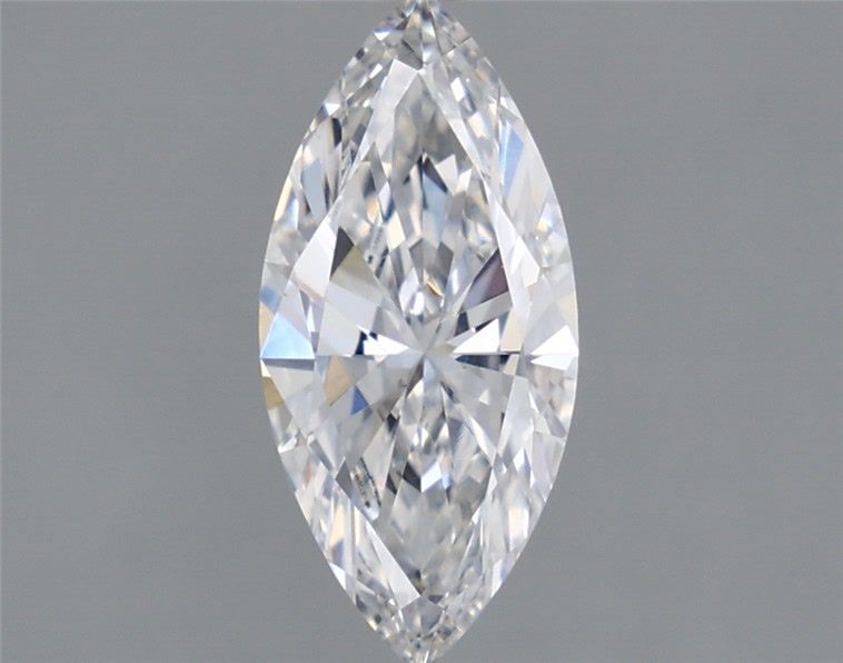 1.0 Carat Marquise Lab Diamond with  Cut Diamond in 14KT  view 1

