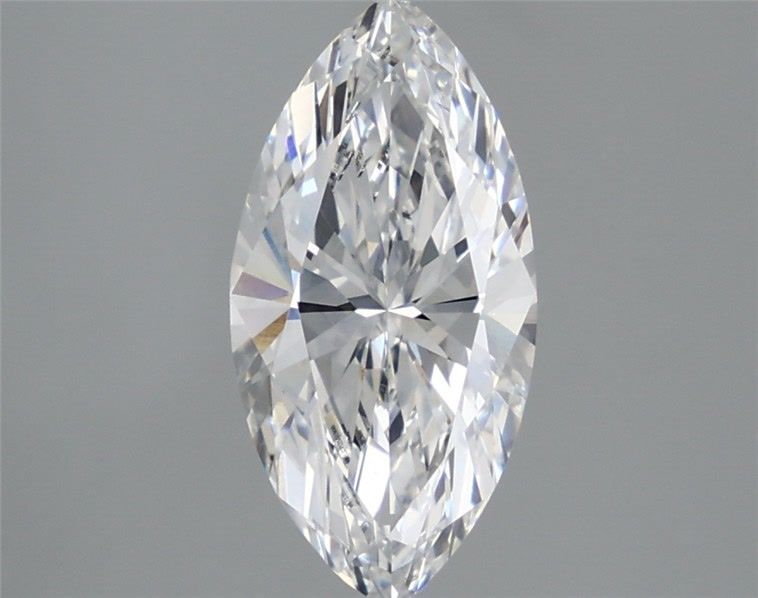 3.01 Carat Marquise Lab Diamond with  Cut Diamond in 14KT  view 1
