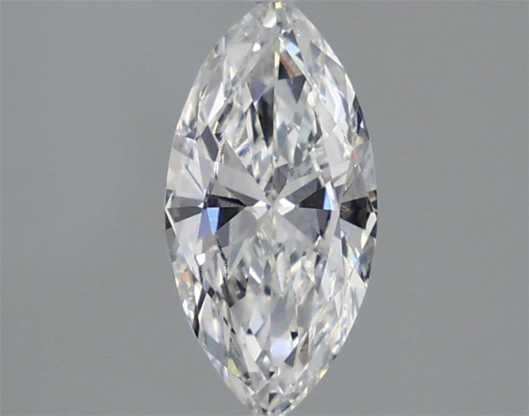 1.5 Carat Marquise Lab Diamond with  Cut Diamond in 14KT  view 1
