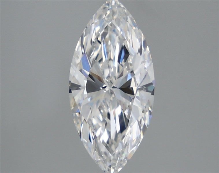 1.0 Carat Marquise Lab Diamond with  Cut Diamond in 14KT  view 1
