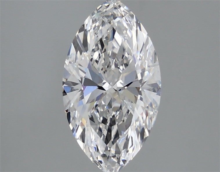 3.51 Carat Marquise Lab Diamond with  Cut Diamond in 14KT  view 1
