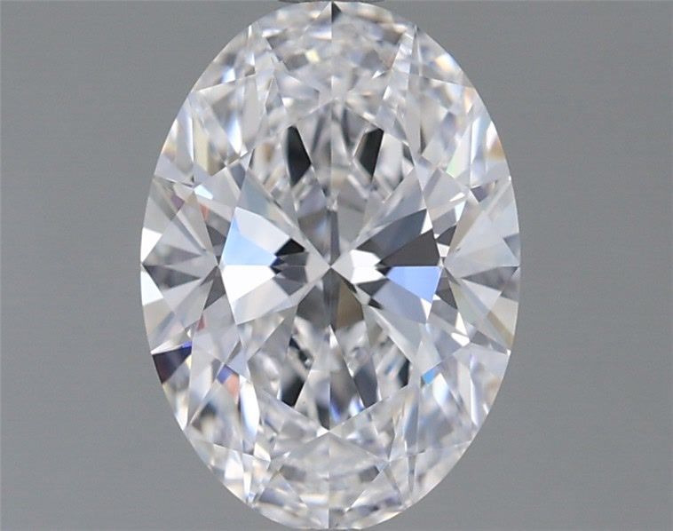 4.03 Carat Oval Lab Diamond with  Cut Diamond in 14KT  view 1
