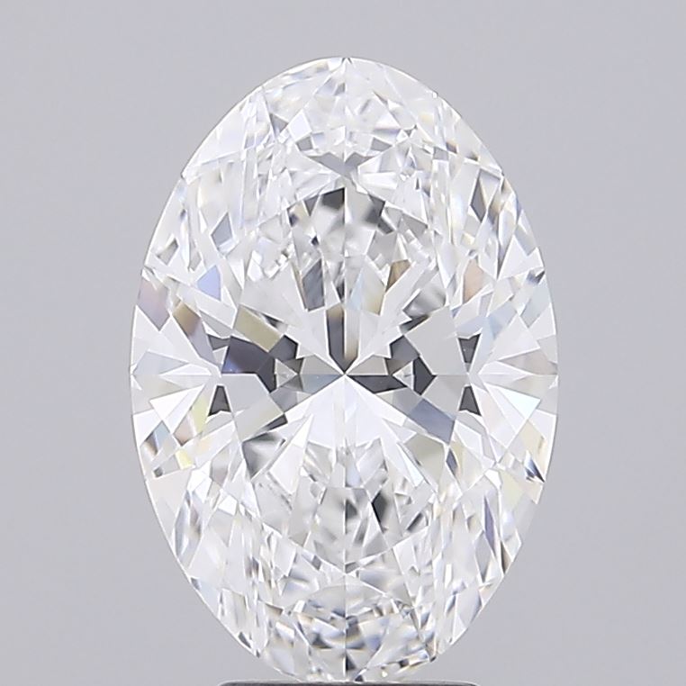 1.33 Carat Oval Lab Diamond with  Cut Diamond in 14KT  view 1
