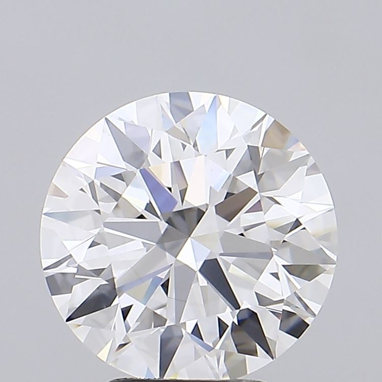 7.02 Carat Round Lab Diamond with  Cut Diamond in 14KT  view 1
