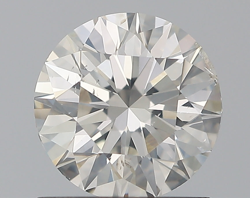 1.0 Carat Round Natural Diamond with  Cut Diamond in 14KT  view 1
