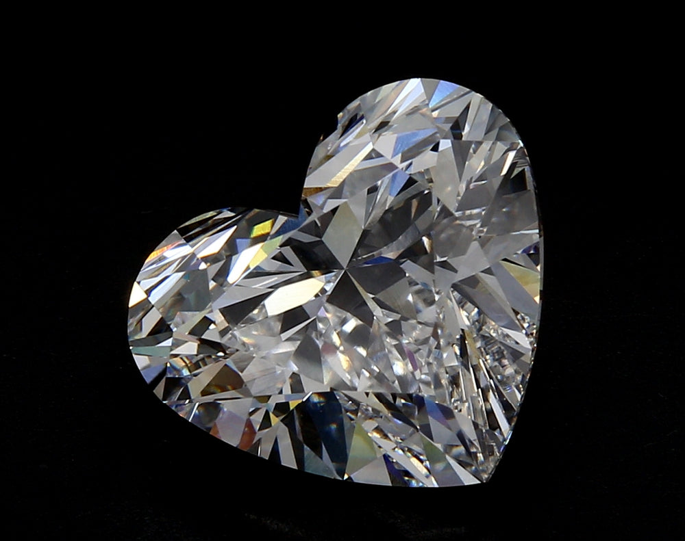 1.59 Carat Heart Lab Diamond with  Cut Diamond in 14KT  view 1
