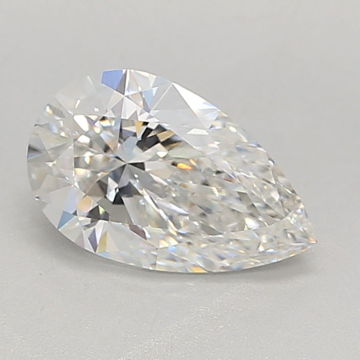 1.89 Carat Pear Lab Diamond with  Cut Diamond in 14KT  view 1
