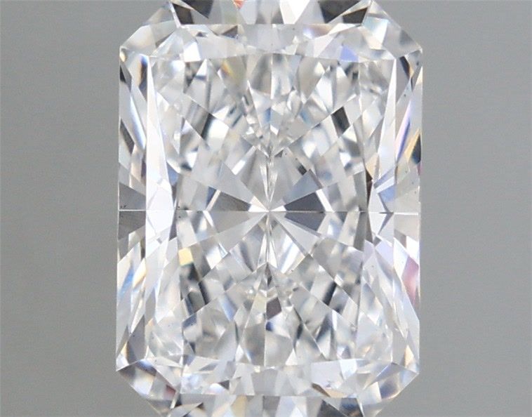 1.86 Carat Radiant Lab Diamond with  Cut Diamond in 14KT  view 1

