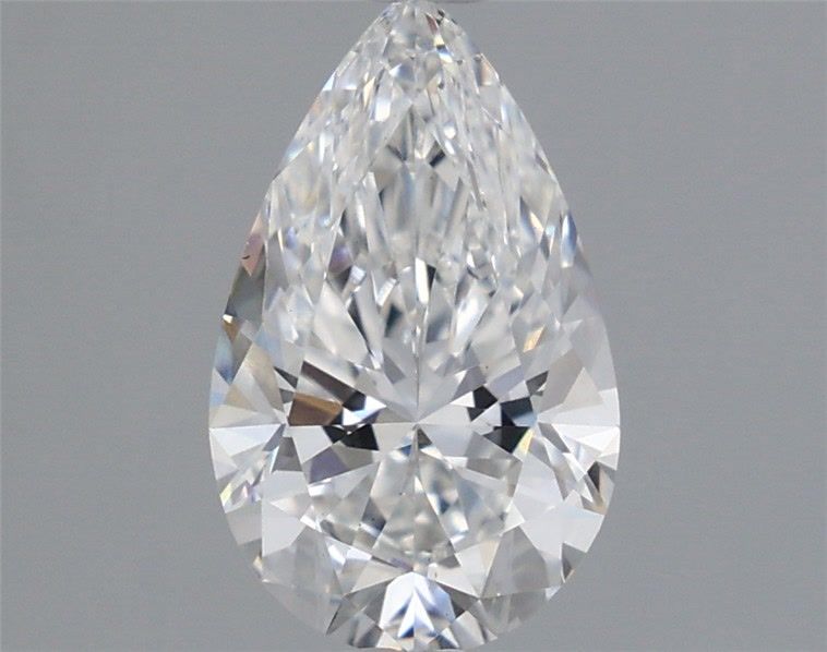 1.38 Carat Pear Lab Diamond with  Cut Diamond in 14KT  view 1
