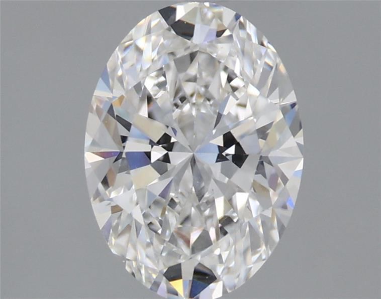 1.64 Carat Oval Lab Diamond with  Cut Diamond in 14KT  view 1
