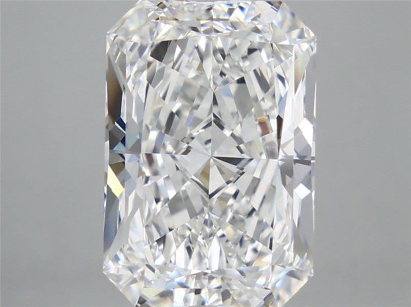 5.51 Carat Radiant Lab Diamond with  Cut Diamond in 14KT  view 1
