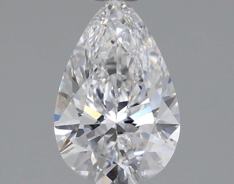 1.45 Carat Pear Lab Diamond with  Cut Diamond in 14KT  view 1
