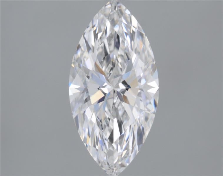 1.42 Carat Marquise Lab Diamond with  Cut Diamond in 14KT  view 1
