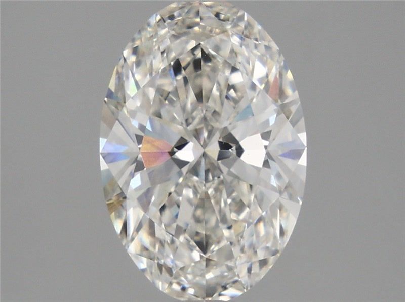 1.87 Carat Oval Lab Diamond with  Cut Diamond in 14KT  view 1

