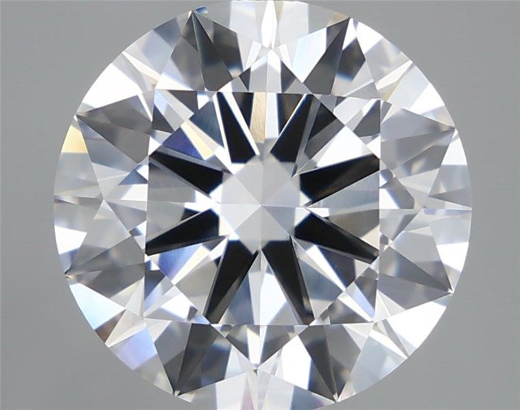 6.58 Carat Round Lab Diamond with  Cut Diamond in 14KT  view 1
